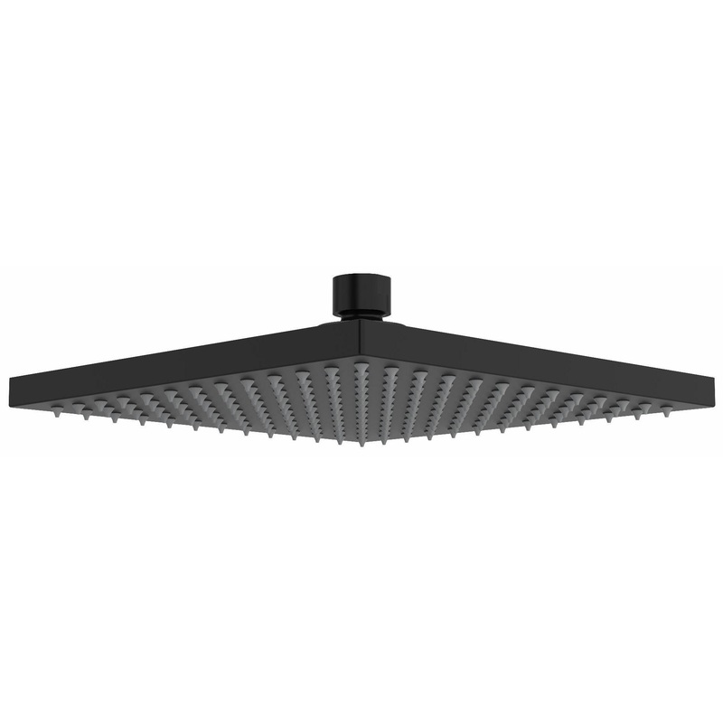 8″ Rain Square Showerhead with 1.8 GPM – Black 488BK-WS RIOBEL