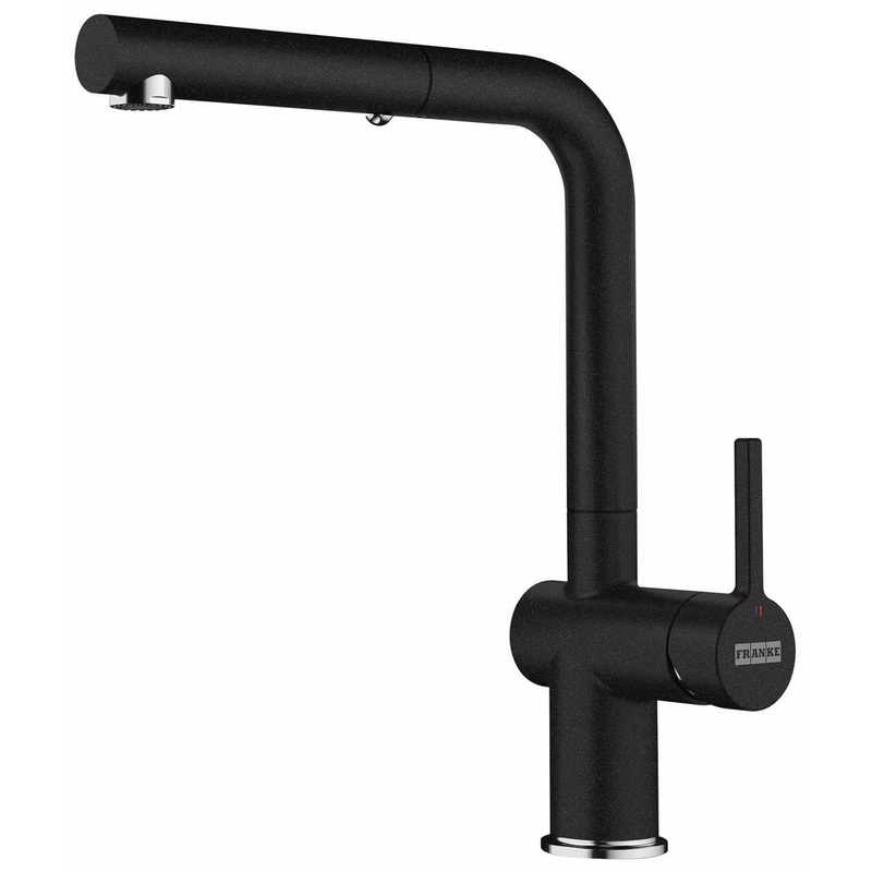 Active Kitchen Faucet With Pullout Spray – Bi-chrome/onyx ACT-PO-ONY Franke