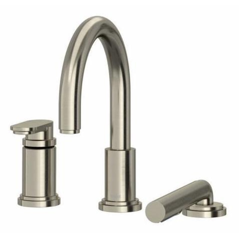 Arca 3-Hole Deck Mount Tub Filler Trim – Brushed Nickel TAA16BN RIOBEL