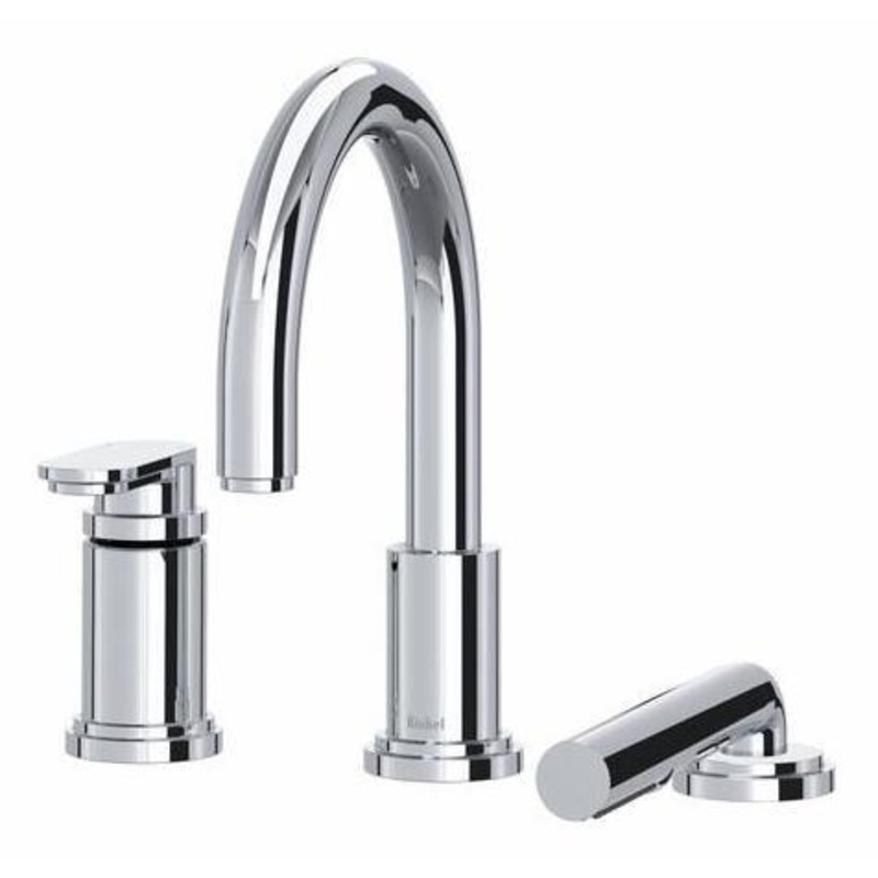 Arca 3-Hole Deck Mount Tub Filler Trim – Chrome TAA16C RIOBEL