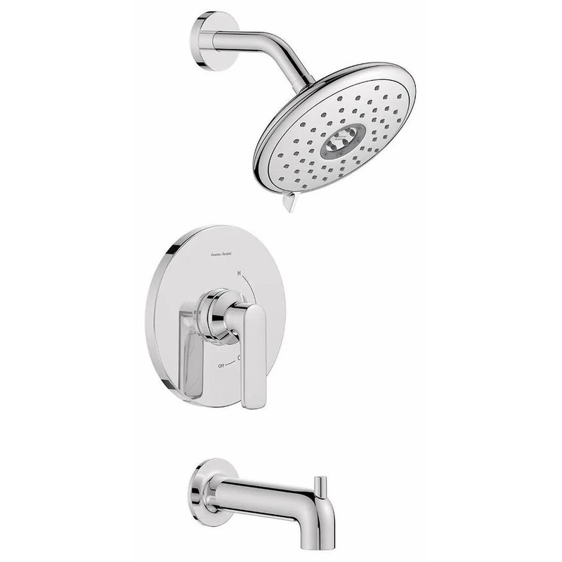 Aspirations Single-Handle Pressure Balance Shower and Tub Trim Kit – Chrome TU061508.002 American Standard