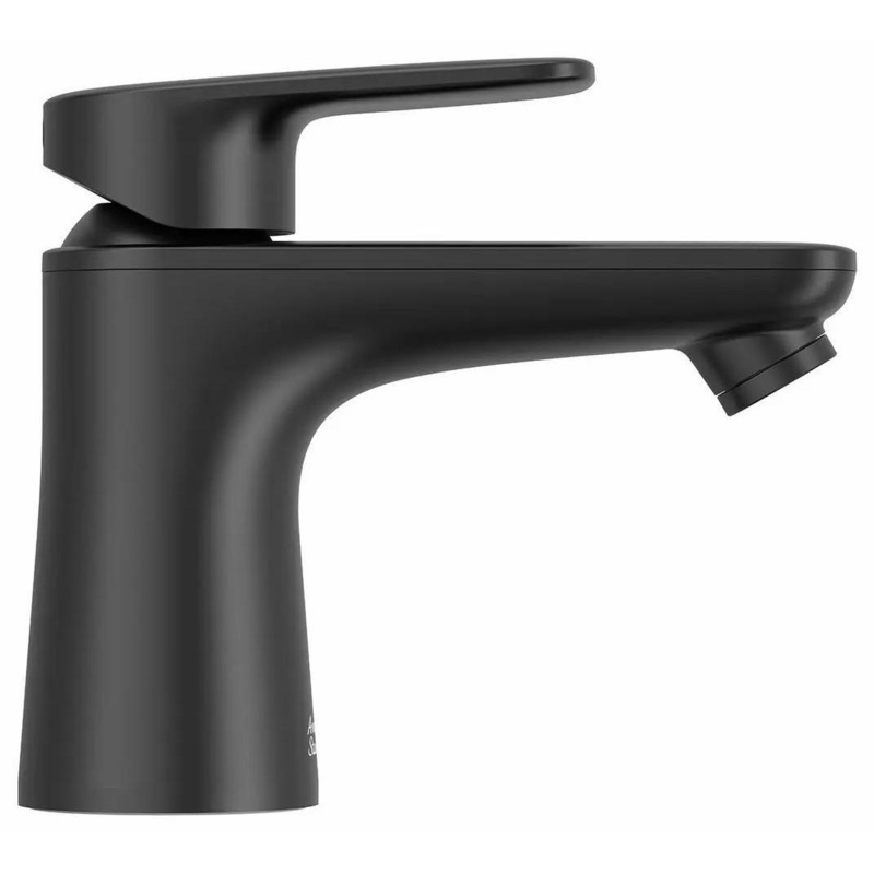 Aspirations Single Hole Bathroom Faucet with Pop-up Drain, 1.2 GPM – Matte Black 7061131.243 American Standard