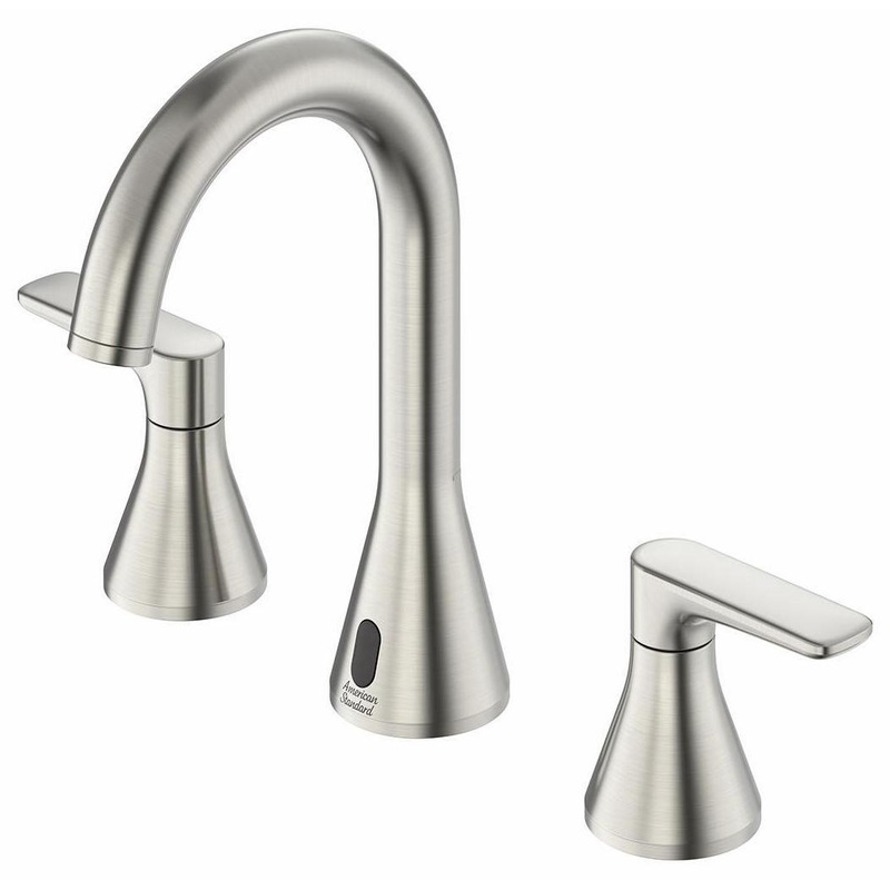 Aspirations Widespread Bathroom Faucet With Pop-up Drain – Brushed Nickel 7061857.295 American Standard