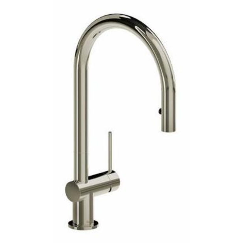 Azure Kitchen Faucet with Pulldown Spray – Polished Nickel AZ101PN RIOBEL