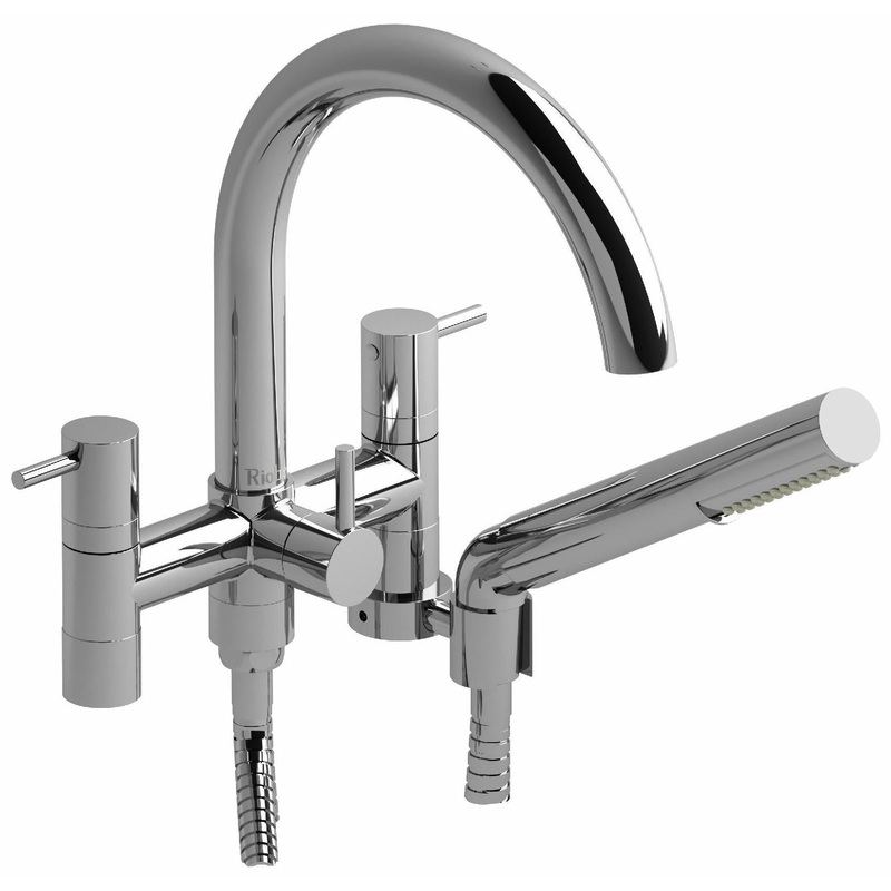 CS 2-Hole Tub Filler Without Risers – Chrome CS06C RIOBEL