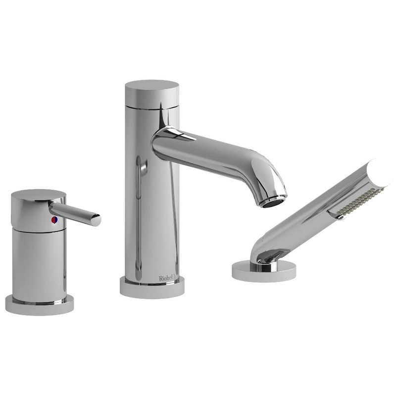 CS 3-Hole Deck Mount Tub Filler Trim – Chrome TCS16C RIOBEL