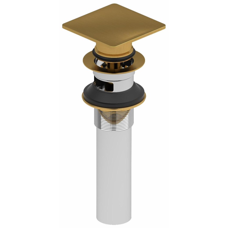 Push Drain with Overflow – Brushed Gold DB140BG RIOBEL