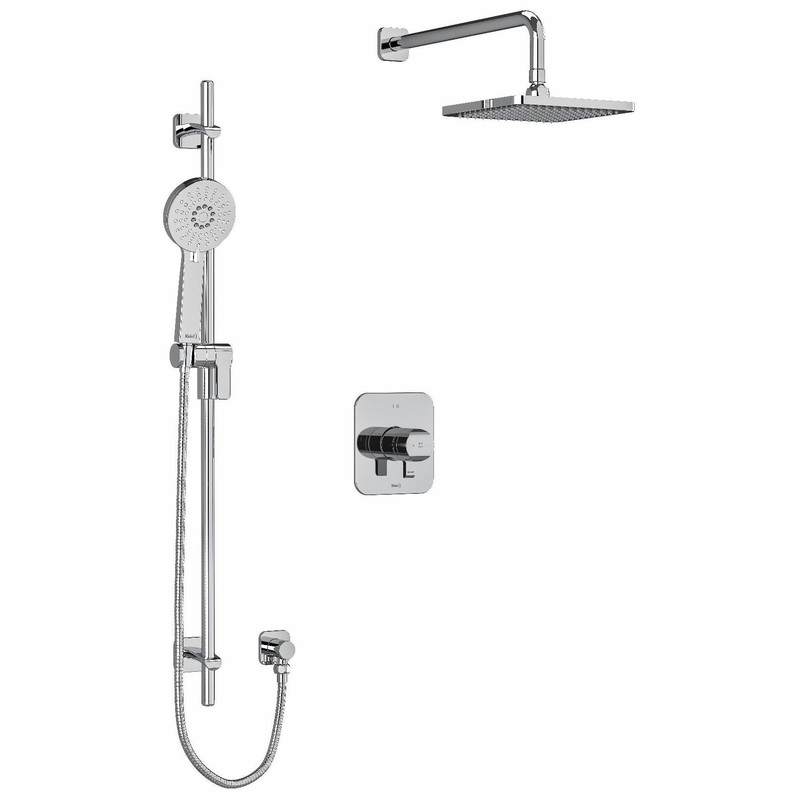 Salome Shower Faucet Trim with Ceiling Shower Arm – Chrome TKIT323SAC-6 RIOBEL