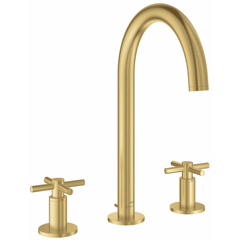 Atrio Widespread Bathroom Faucet (Less Handles) – BRUSHED COOL SUNRISE 20659GN0 Grohe