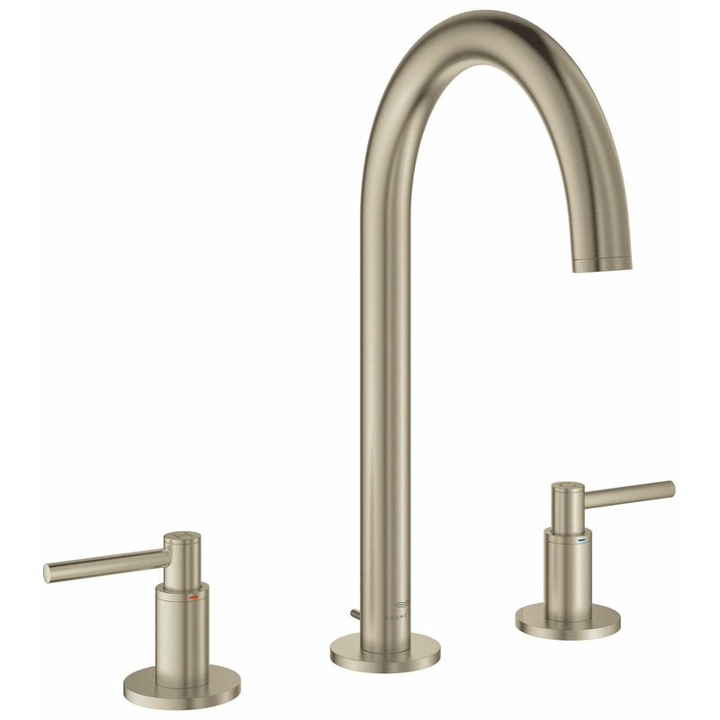 Atrio Widespread Bathroom Faucet (Less Handles) – BRUSHED NICKEL 20659EN0 Grohe