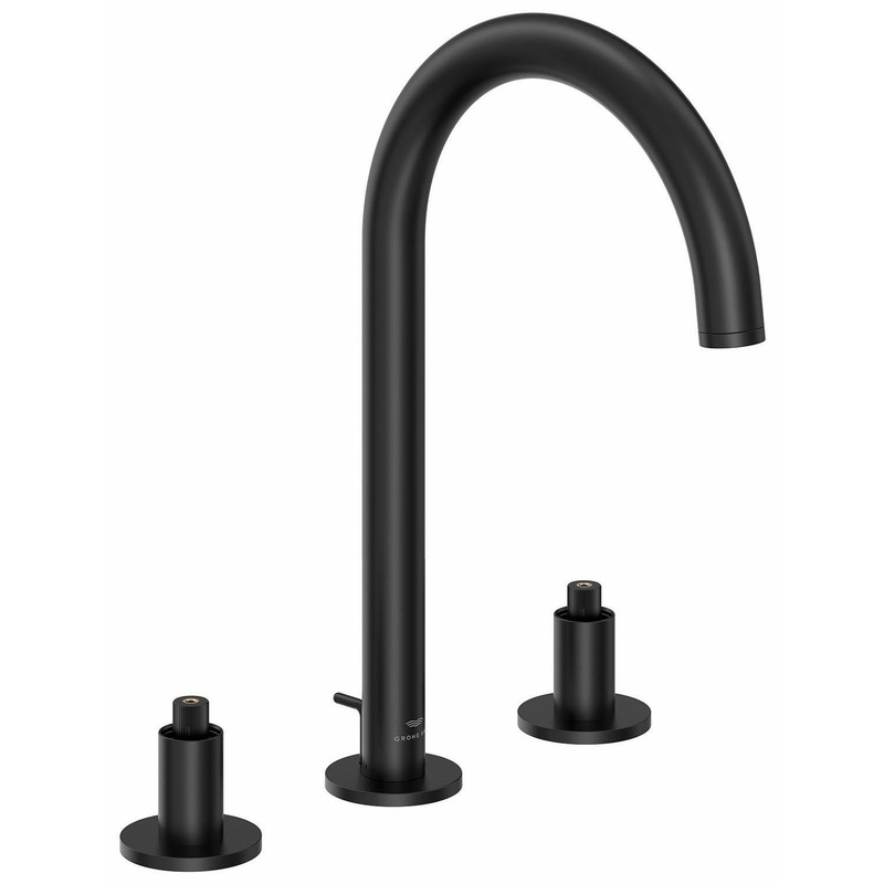 Atrio Widespread Bathroom Faucet (Less Handles) – MATTE BLACK 206592430 Grohe