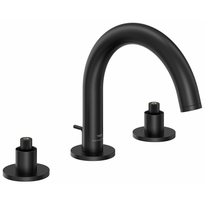 Atrio Widespread Bathroom Faucet (Less Handles) – MATTE BLACK 206602430 Grohe