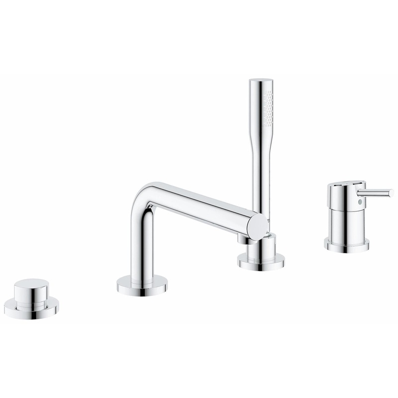 Concetto 4-Hole Roman Tub Filler Trim with Hand Shower – CHROME 19576002 Grohe