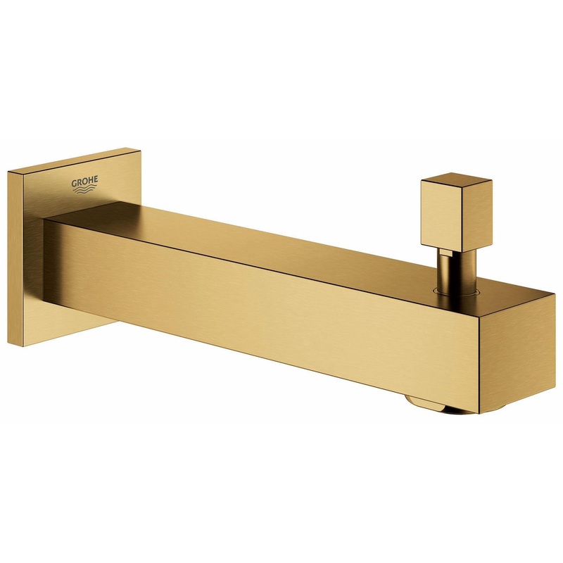 Eurocube Tub Spout with Diverter – BRUSHED COOL SUNRISE 13307GN0 Grohe
