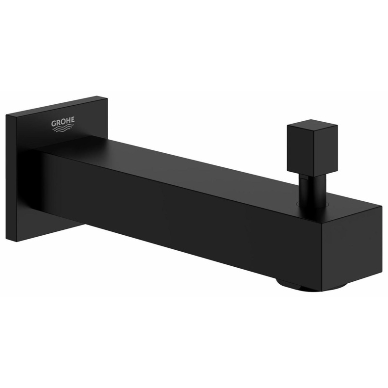 Eurocube Tub Spout with Diverter – MATTE BLACK 133072430 Grohe