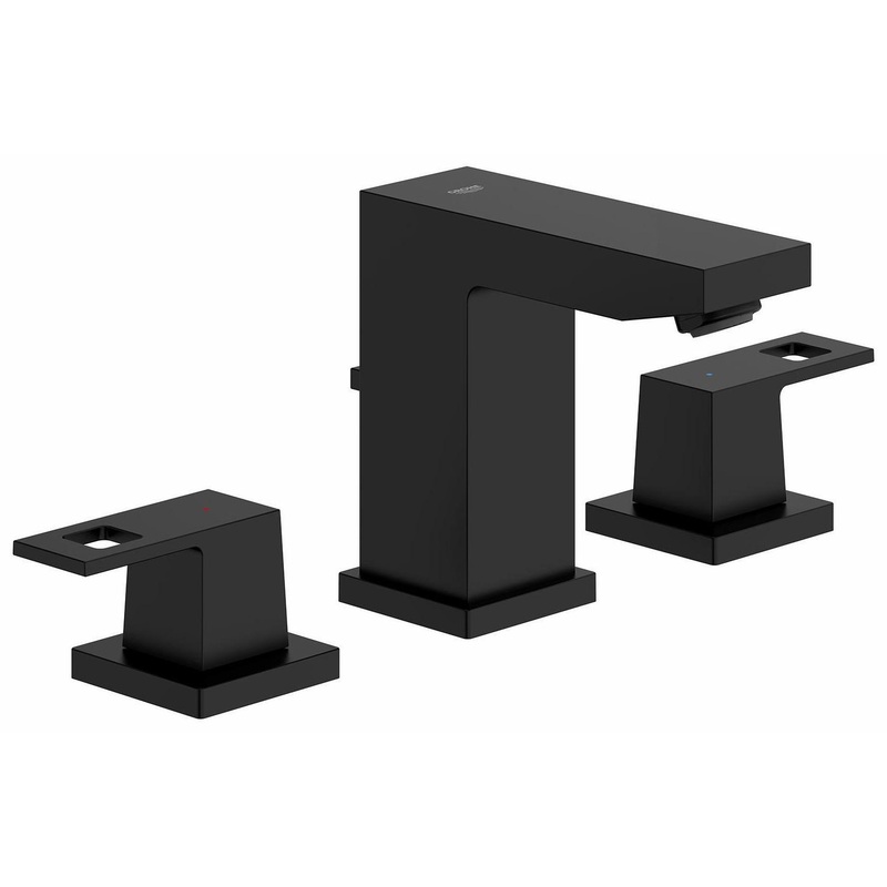 Eurocube Widespread Bathroom Faucet – MATTE BLACK 20370243A Grohe