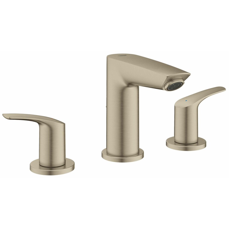 Eurosmart Widespread Bathroom Faucet – BRUSHED NICKEL 20294EN3 Grohe