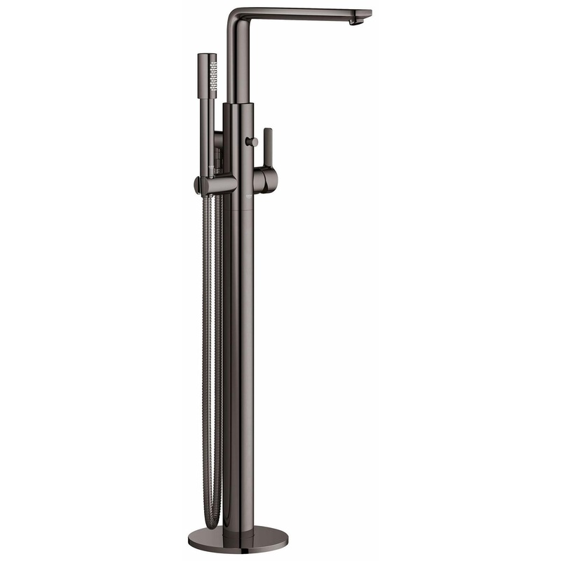 Lineare Freestanding Tub Faucet Trim with Hand Shower – HARD GRAPHITE 23792A01 Grohe