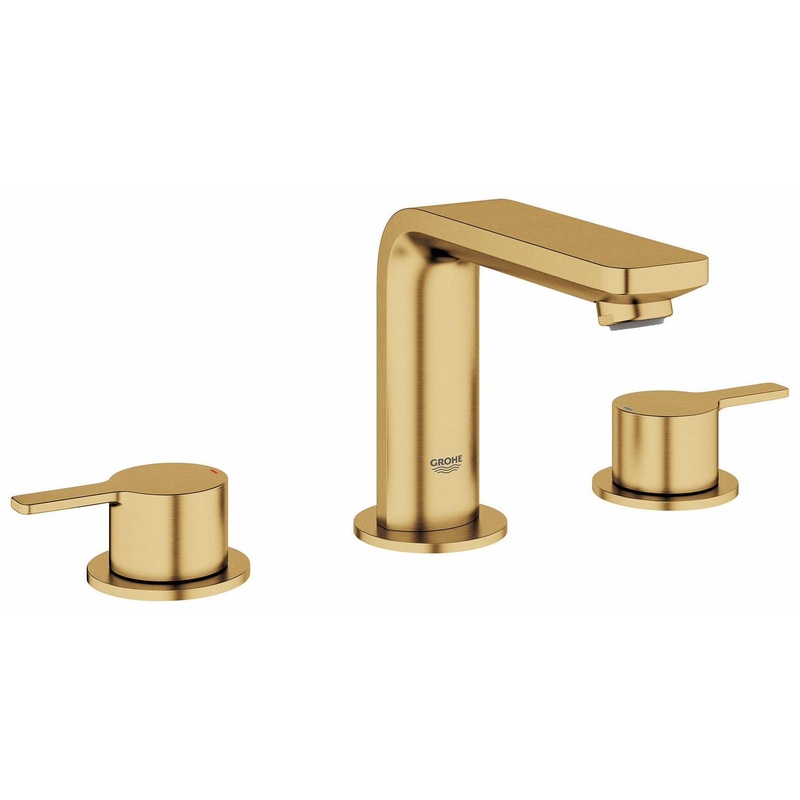 Lineare Widespread Bathroom Faucet – BRUSHED COOL SUNRISE 20578GNA Grohe
