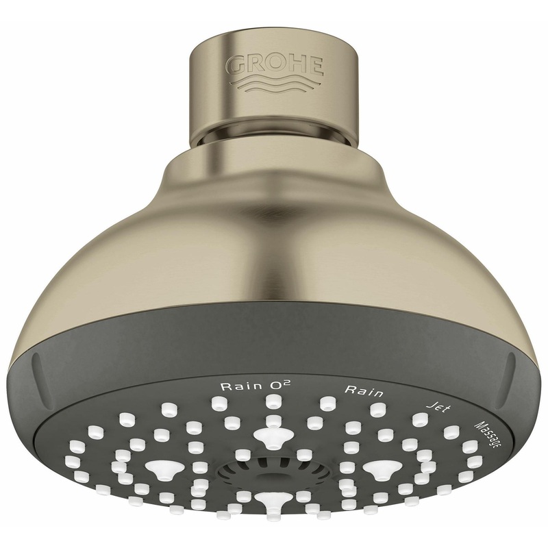 Tempesta 100 4-Function Shower Head – BRUSHED NICKEL 26044EN1 Grohe