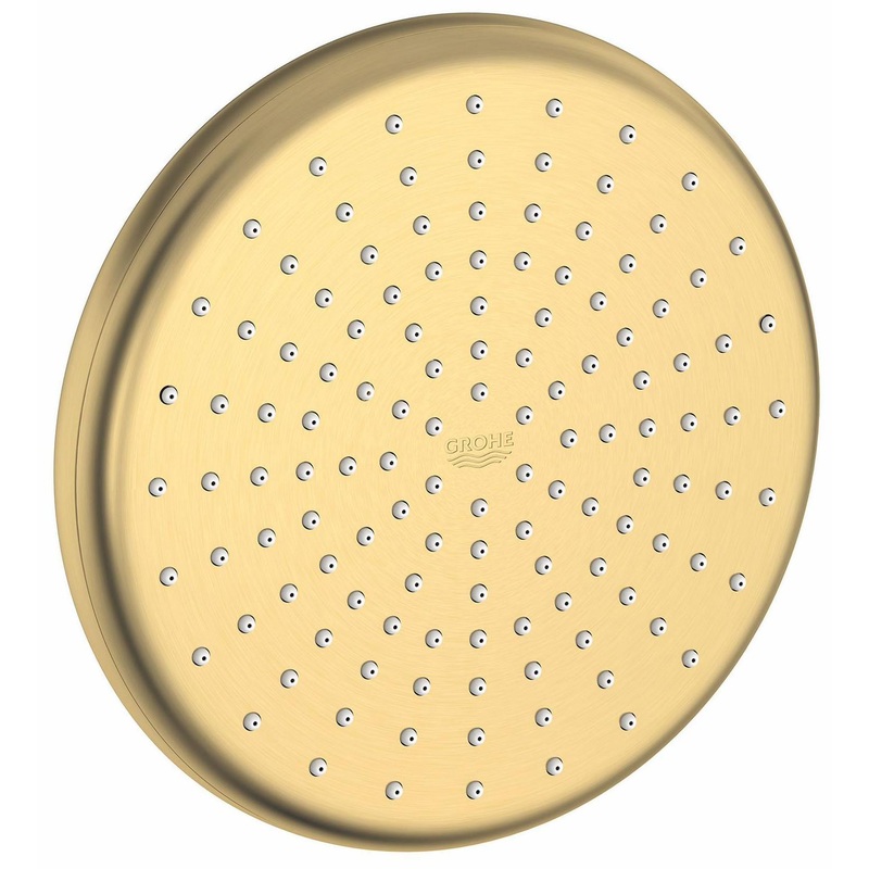 Tempesta 210 1-Function Shower Head – BRUSHED COOL SUNRISE 26409GN0 Grohe