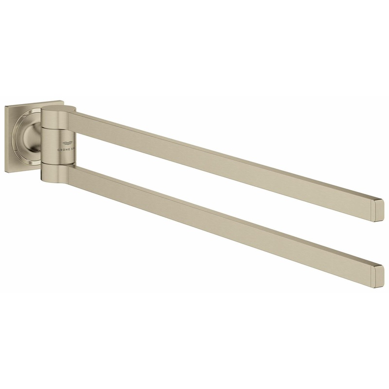 Allure Double Towel Bar – BRUSHED NICKEL 40342EN1 Grohe