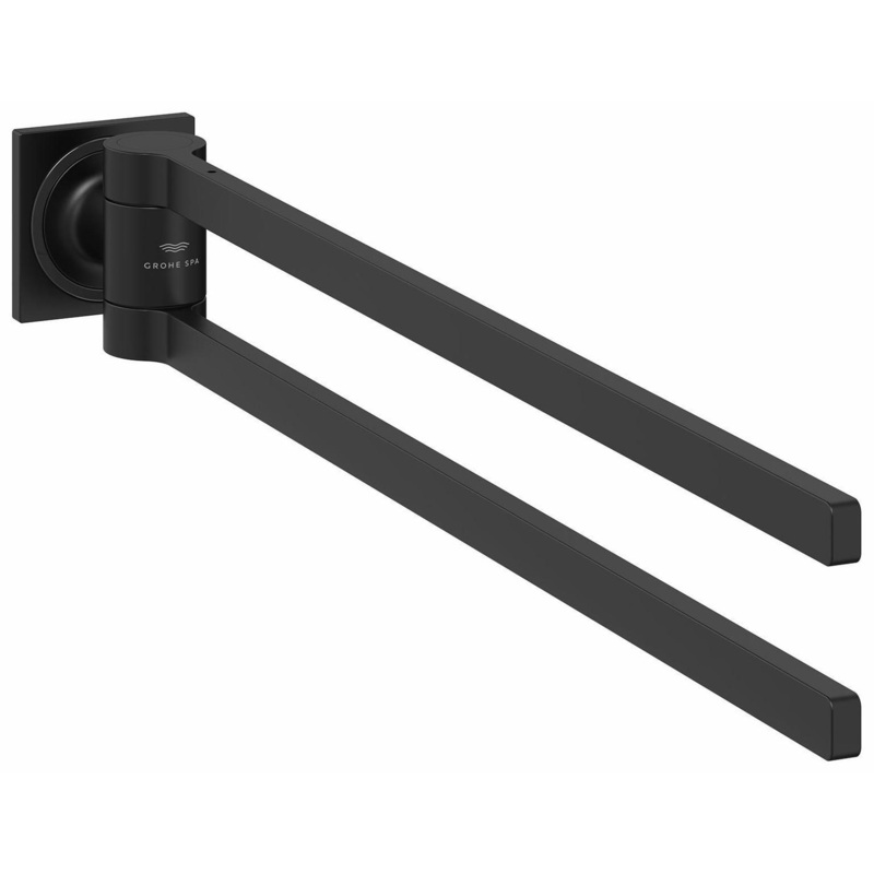 Allure Double Towel Bar – MATTE BLACK 403422431 Grohe
