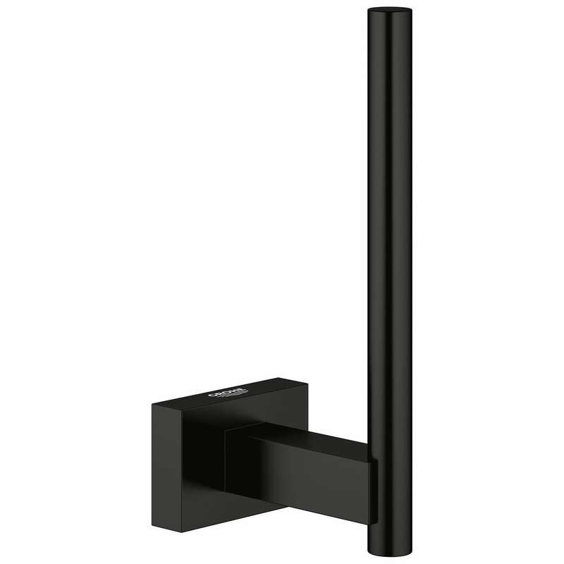 Essentials Cube Spare Toilet Paper Holder – MATTE BLACK 406232431 Grohe