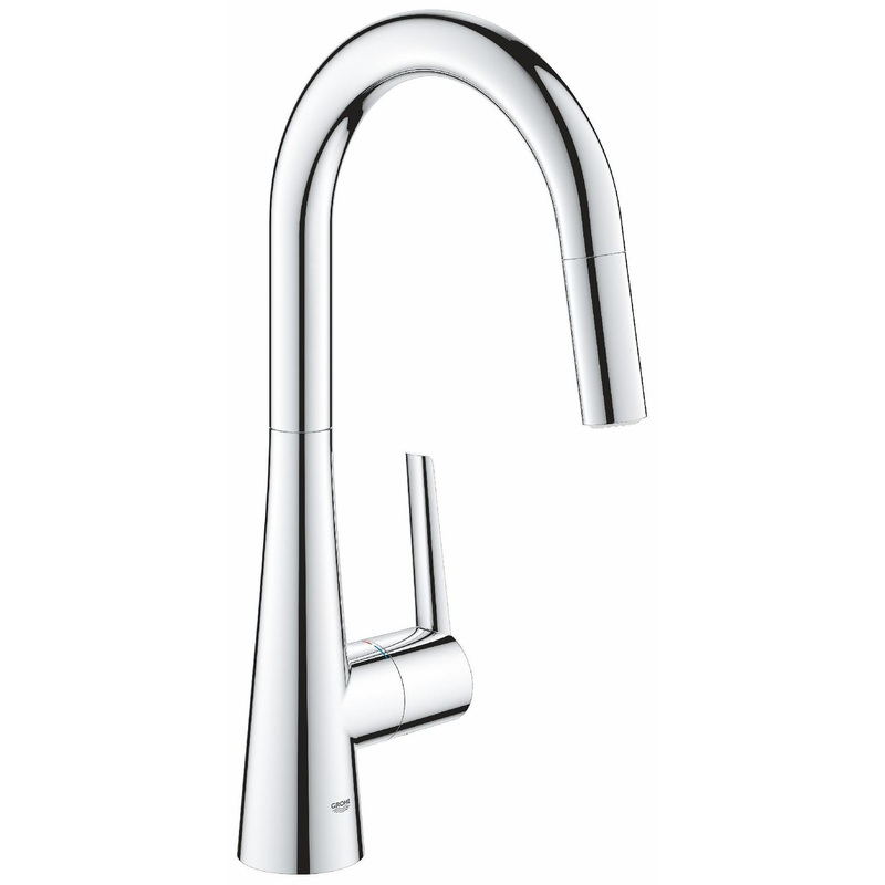 Zedra Kitchen Faucet with Pulldown Spray – CHROME 32226003 Grohe