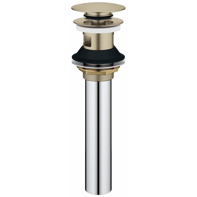 BATHROOM SINK POP-UP DRAIN WITH OVERFLOW – BRUSHED NICKEL 48656EN0 Grohe