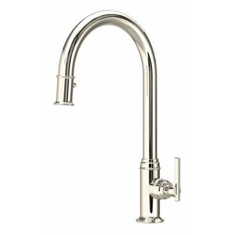 Southbank Kitchen Faucet with Pulldown Spray – Polished Nickel U.SB55D1LMPN Perrin & Rowe