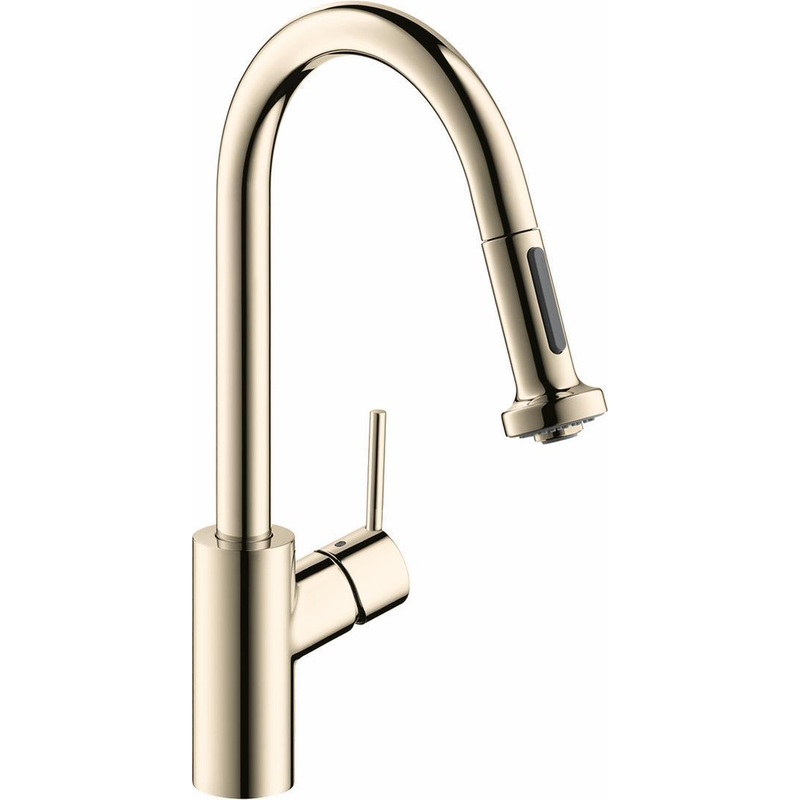 Talis S Kitchen Faucet With Pulldown Spray – Polished Nickel 14877831 Hansgrohe