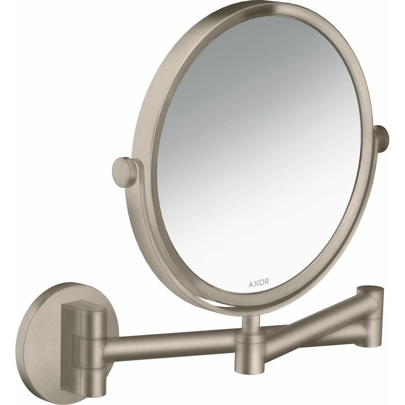 Axor Universal Circular Shaving Mirror – Brushed Nickel 42849820 Axor