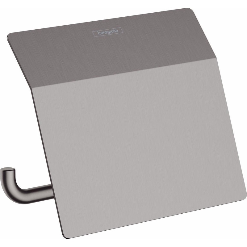 AddStoris Toilet Paper Holder – Brushed Black Chrome 41753340 Hansgrohe