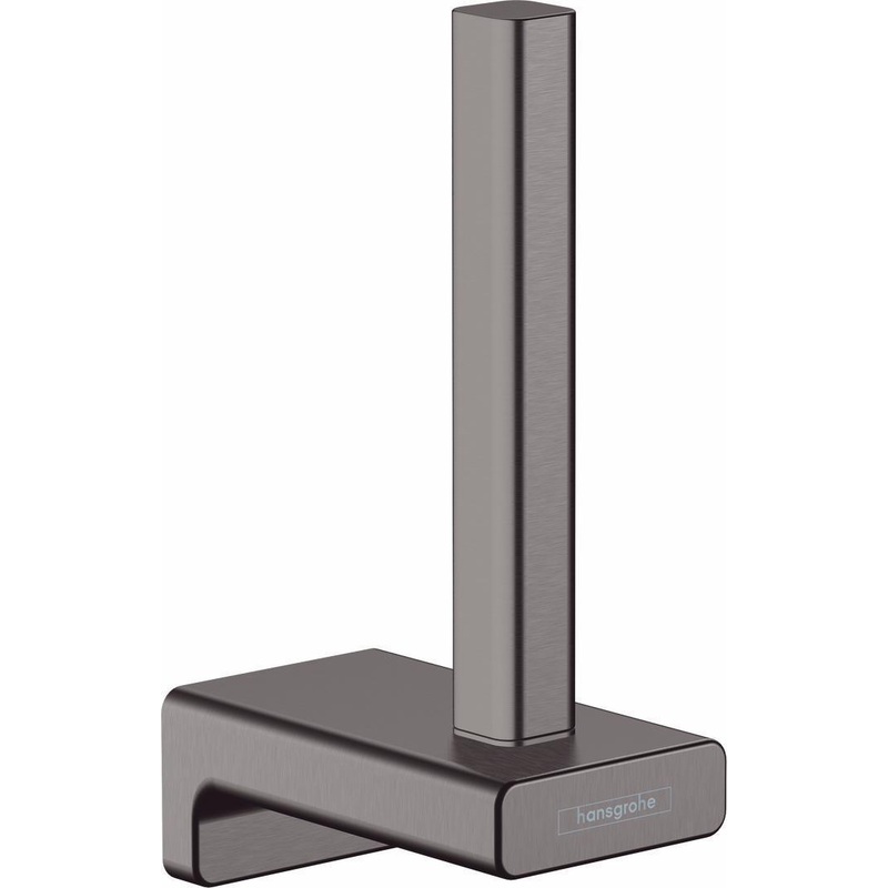 AddStoris Toilet Paper Holder – Brushed Black Chrome 41756340 Hansgrohe