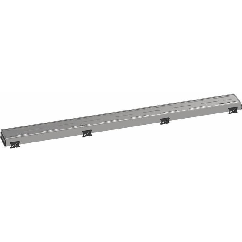 RainDrain Match Trim Classic for 31 1/2″ Rough with Height Adjustable Frame – Brushed Stainless Steel 56120801 Hansgrohe
