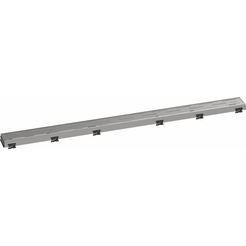 RainDrain Match Trim Classic for 39 3/8″ Rough with Height Adjustable Frame – Brushed Stainless Steel 56124801 Hansgrohe