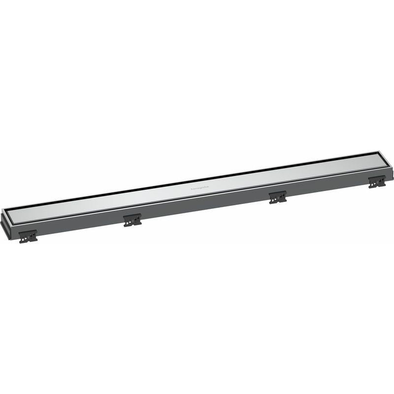RainDrain Match Trim for 27 5/8″ Rough with Height Adjustable Frame – Chrome 56037001 Hansgrohe