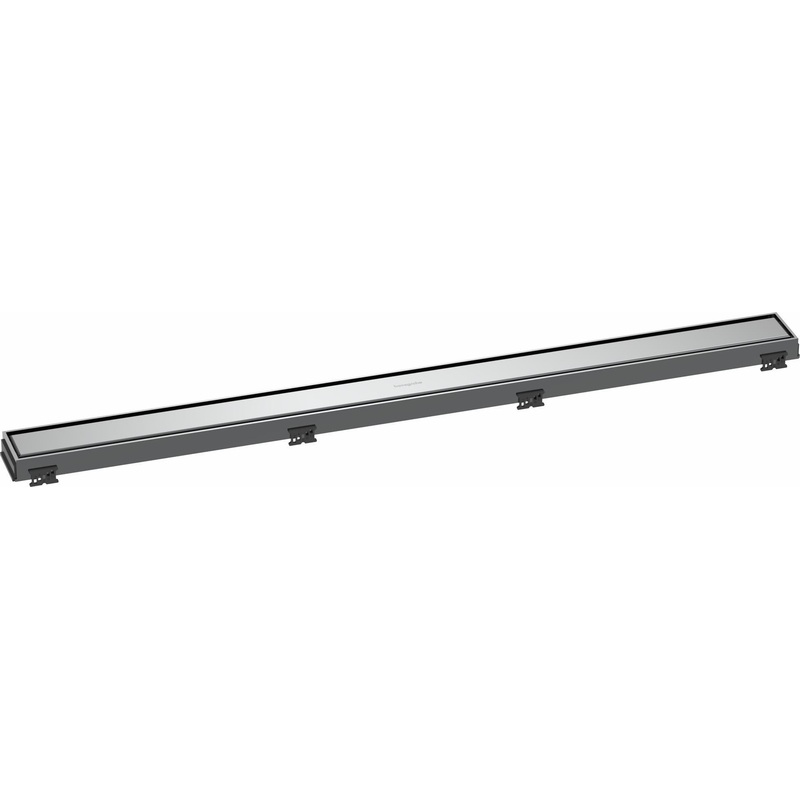 RainDrain Match Trim for 35 1/4″ Rough with Height Adjustable Frame – Chrome 56040001 Hansgrohe