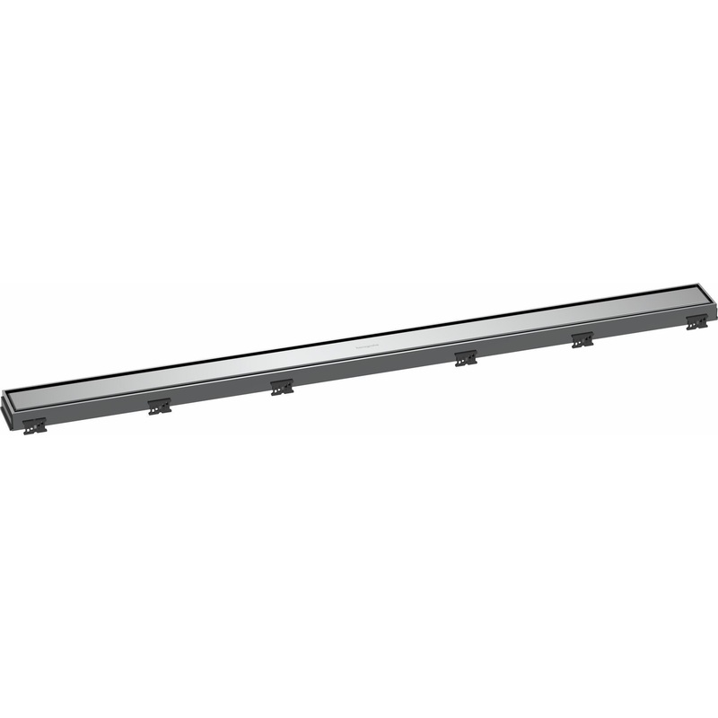 RainDrain Match Trim for 39 3/8″ Rough with Height Adjustable Frame – Chrome 56041001 Hansgrohe