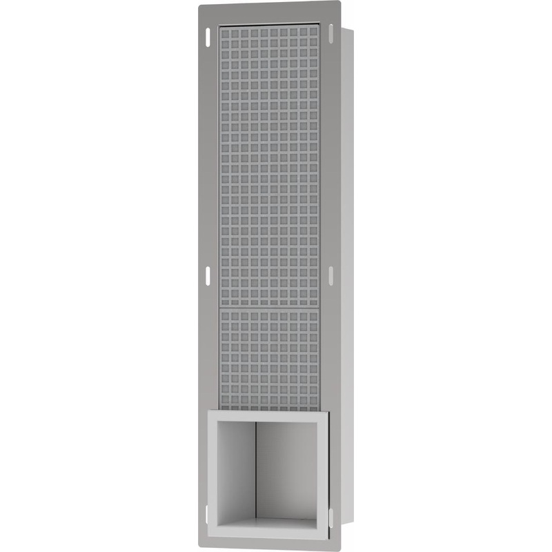 XtraStoris Original Recessed Toilet Paper Holder with Storage & Tileable Door – Matte White 56058700 Hansgrohe