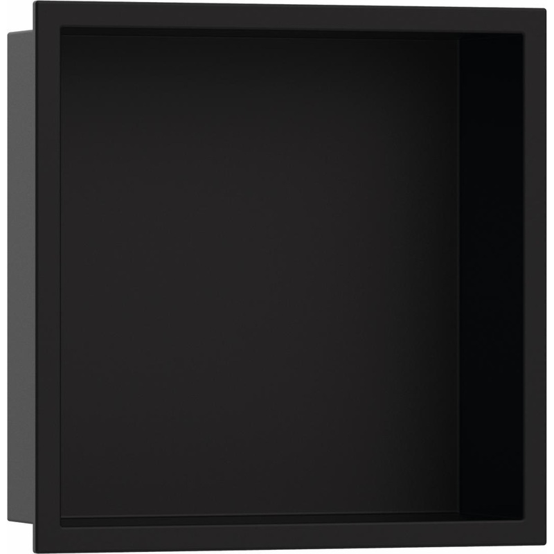 XtraStoris Original Wall Niche with Frame 12″x 12″x 5.5″ – Matte Black 56093670 Hansgrohe