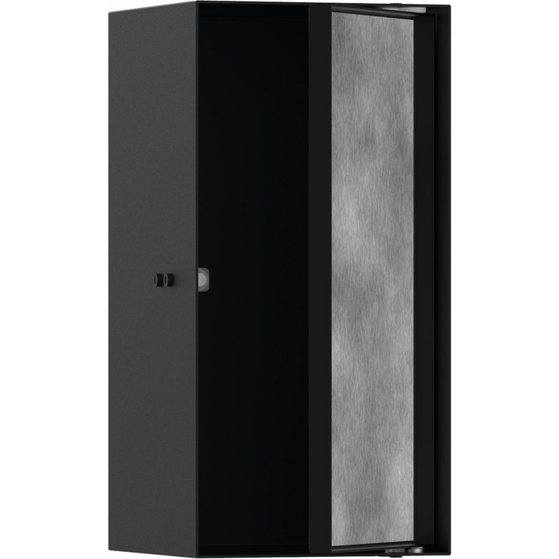 XtraStoris Rock Wall Niche with Tileable Door 12″x 6″x 5.5″ – Matte Black 56088670 Hansgrohe