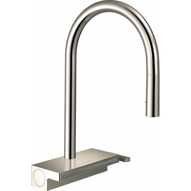 Aquno Select Kitchen Faucet With Pulldown Spray – Polished Nickel 73837831 Hansgrohe