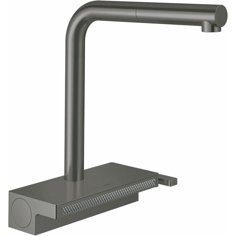 Aquno Select Kitchen Faucet With Pullout Spray – Brushed Black Chrome 73836341 Hansgrohe
