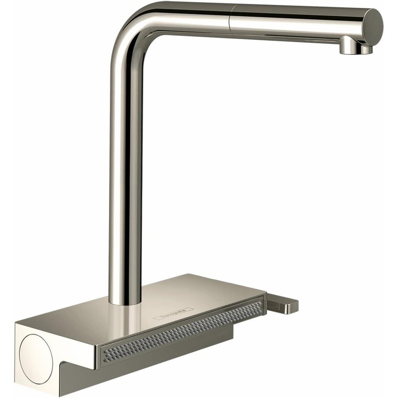 Aquno Select Kitchen Faucet With Pullout Spray – Polished Nickel 73836831 Hansgrohe