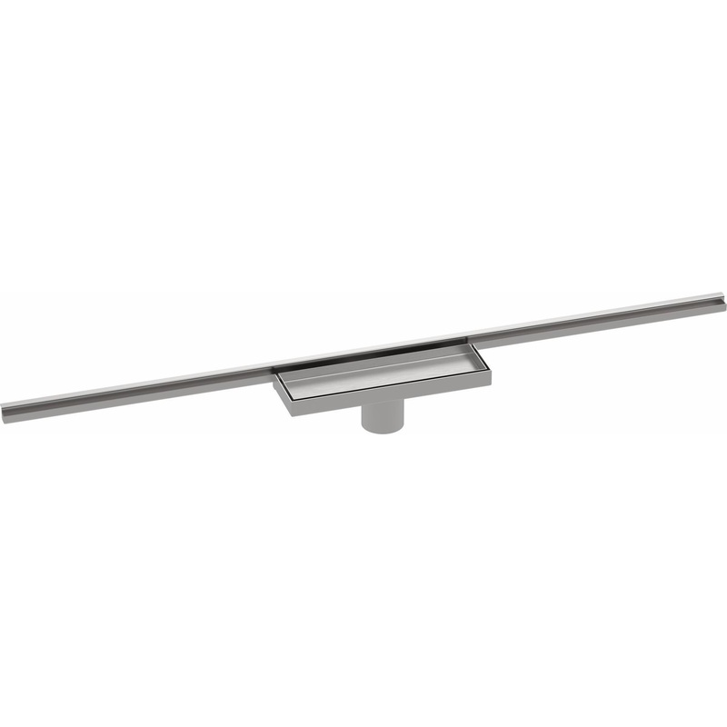 RainDrain Minimalistic Complete Set 2″, 35 1/4″ Trim and Installation Set 56221001 Hansgrohe