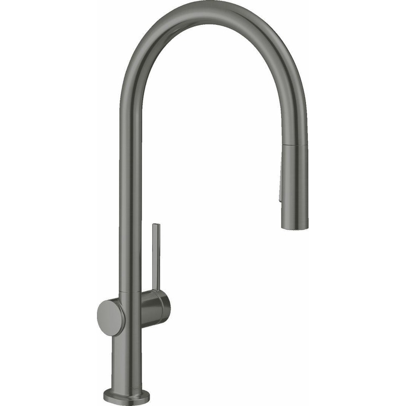 Talis N Kitchen Faucet With Pulldown Spray – Brushed Black Chrome 72800341 Hansgrohe