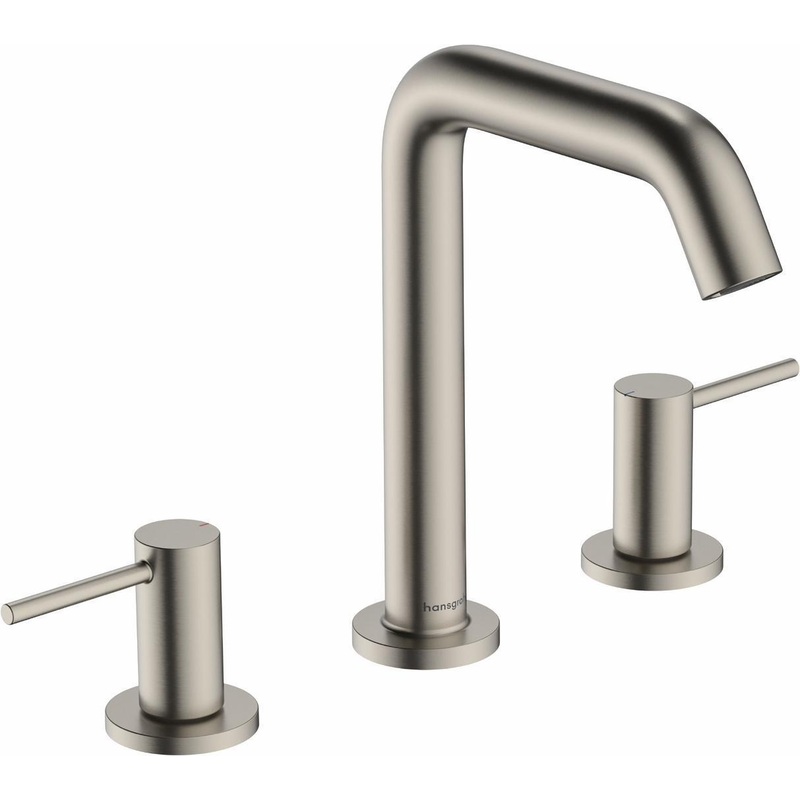 Tecturis S 150 Widespread Bathroom Faucet – Brushed Nickel 73332821 Hansgrohe