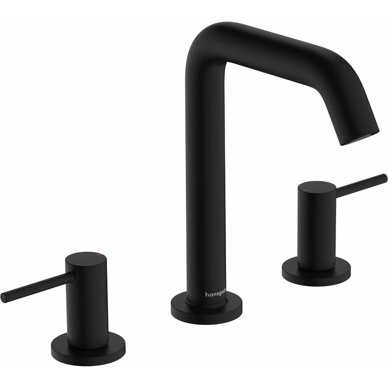 Tecturis S 150 Widespread Bathroom Faucet – Matte Black 73332671 Hansgrohe